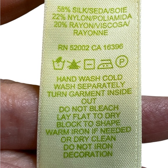 Sigrid Olsen Silk Blend Beaded V-Neck Sweater Women’s Size L - Picture 12 of 14